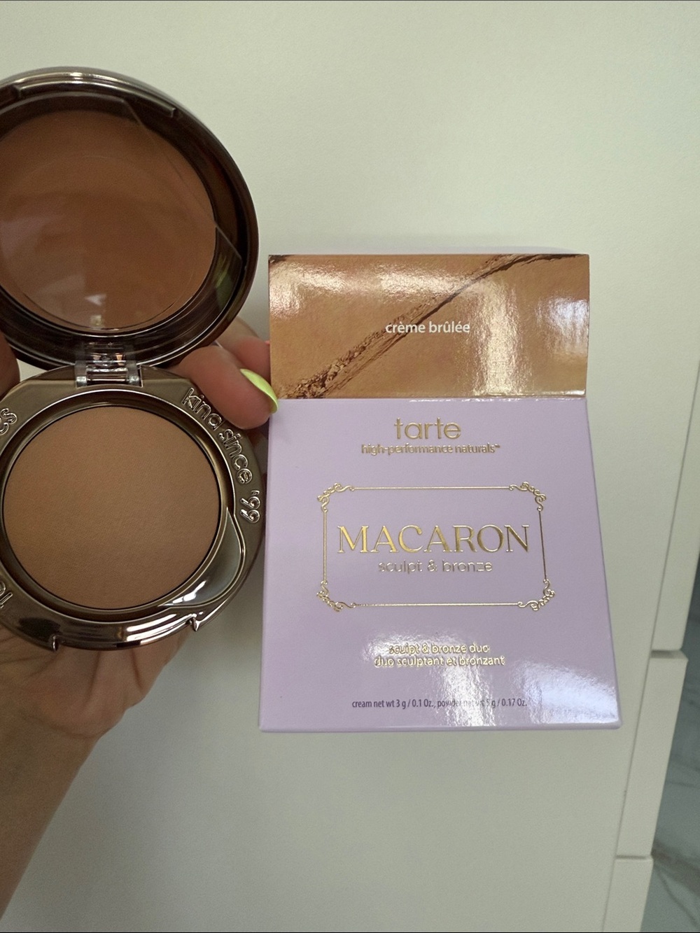Tarte Macaron sculp & bronze